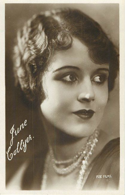 June Collyer June Collyer Cinema Star Actress Postcard FOX FILMS 895