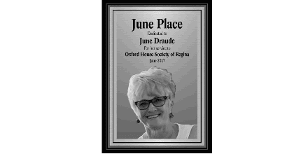 June Draude New Oxford Home in Regina named after former politician June Draude