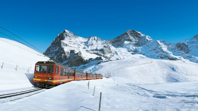 Jungfrau railway Jungfraujoch Scenic Train by Eurorailways