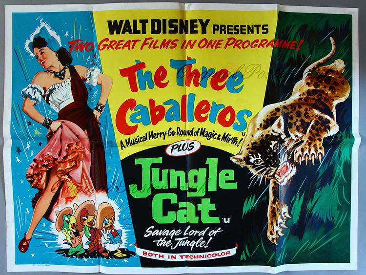 Jungle Cat (film) The Three Caballeros Jungle Cat Original Vintage Film Poster