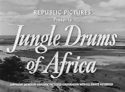 Jungle Drums of Africa Jungle Drums of Africa The Files of Jerry Blake