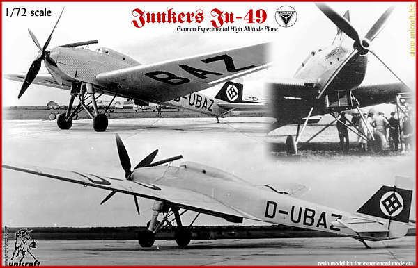 Junkers Ju 49 Unicraft Models 172 Junkers Ju49