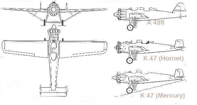 Junkers K 47 Junkers A 48 and K 47