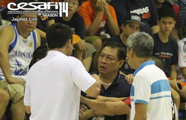 Junthy Valenzuela Cebu coaches Yayoy Alcoseba Junthy Valenzuela clash not once but