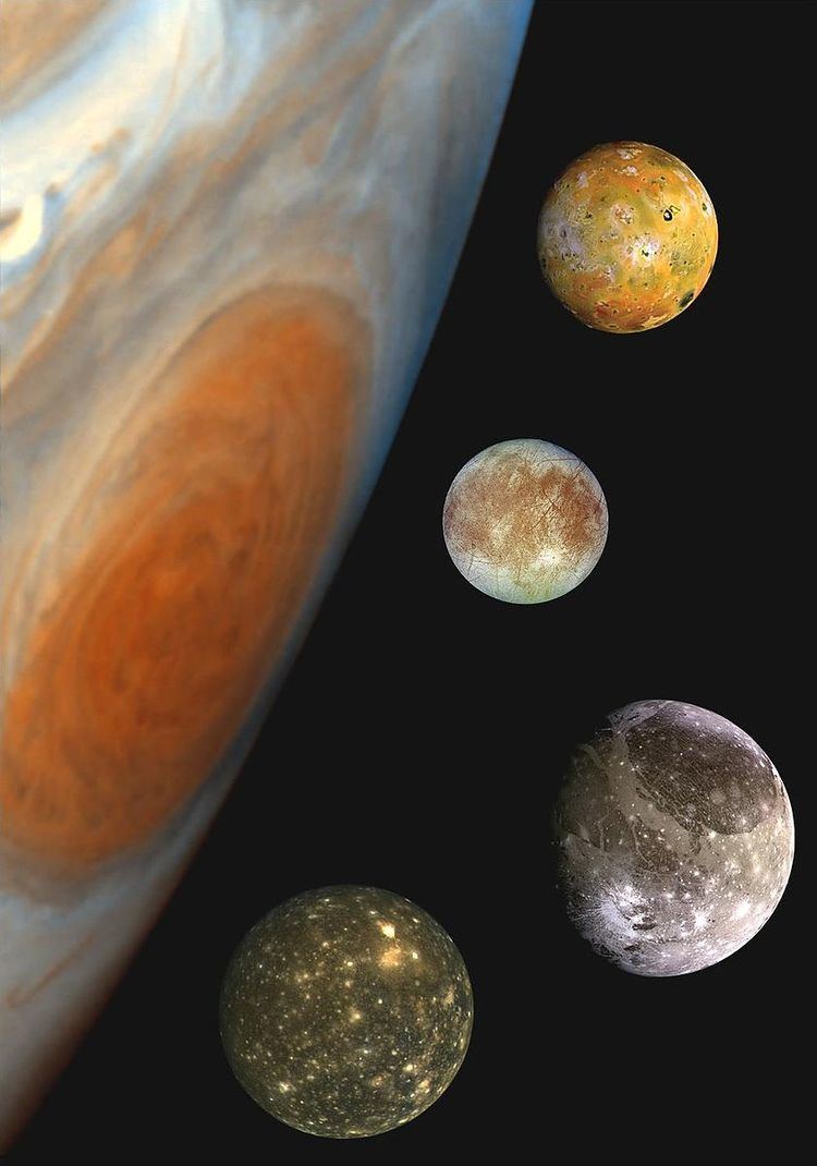 Jupiter's moons in fiction