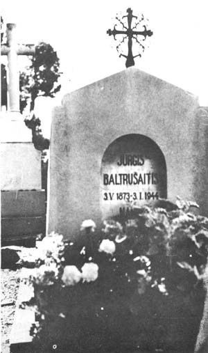 Jurgis Baltrušaitis Jurgis Baltrusaitis A Lithuanian and Russian Symbolist 18731944