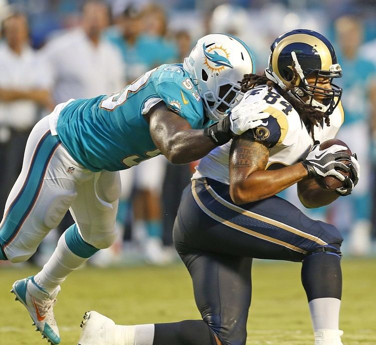 Justice Cunningham Rams promote TE Justice Cunningham from practice squad