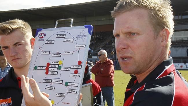 Justin Plapp VFL probes clash between Casey Demons coach Justin Plapp and