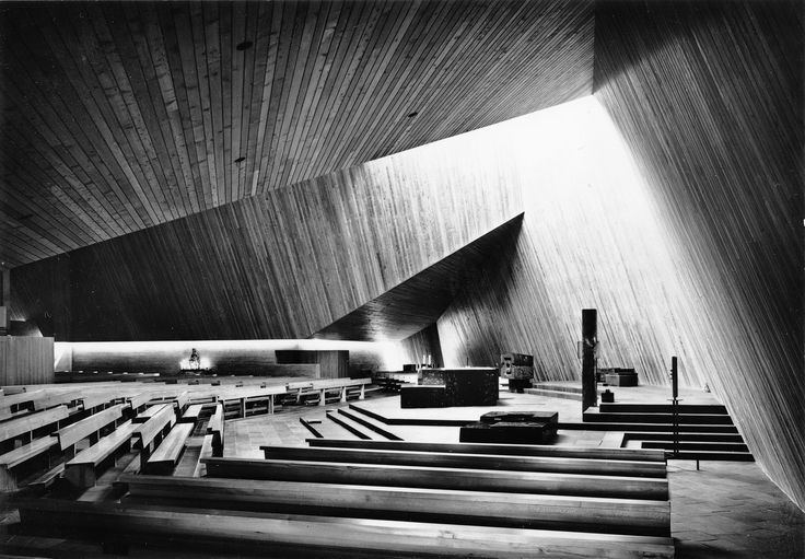 Justus Dahinden Church of St Paul 1964 Dielsdorf Switzerland