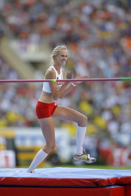 Justyna Kasprzycka M urocza Justyna Kasprzycka pobia swj rekord Sport