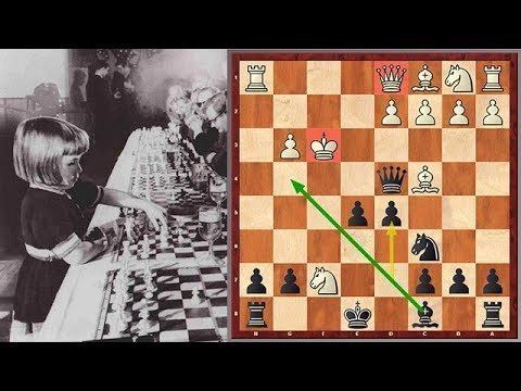 A Shocking Game Played By A 5 Year Old Chess Prodigy Jutta Hempel - YouTube