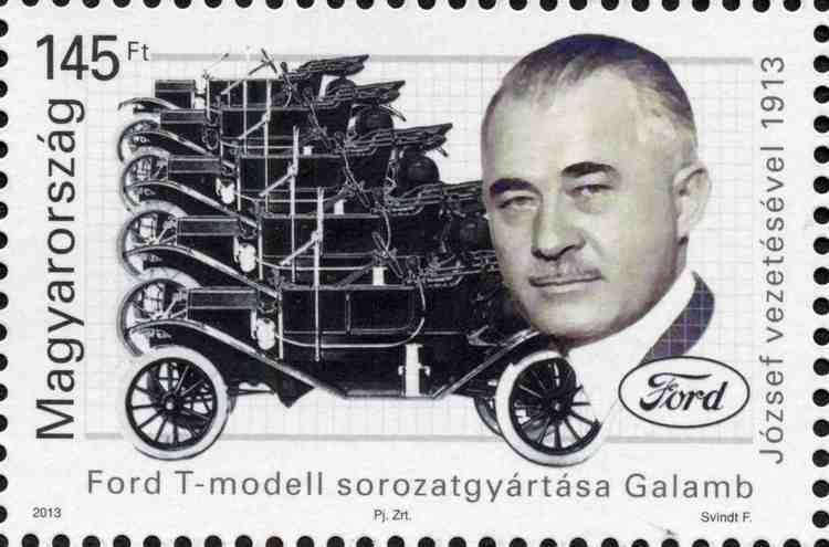 József Galamb Magyar Posta Ltd THE MASS PRODUCTION OF THE MODEL T FORD STARTED
