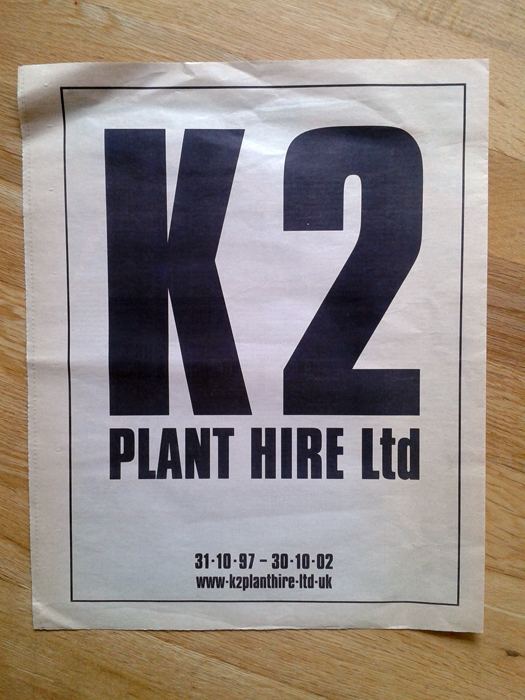K Foundation Archive THE KLF K FOUNDATION K2 PLANT HIRE press adverts 1997