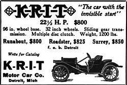 K-R-I-T Motor Car Company httpsuploadwikimediaorgwikipediacommonsthu