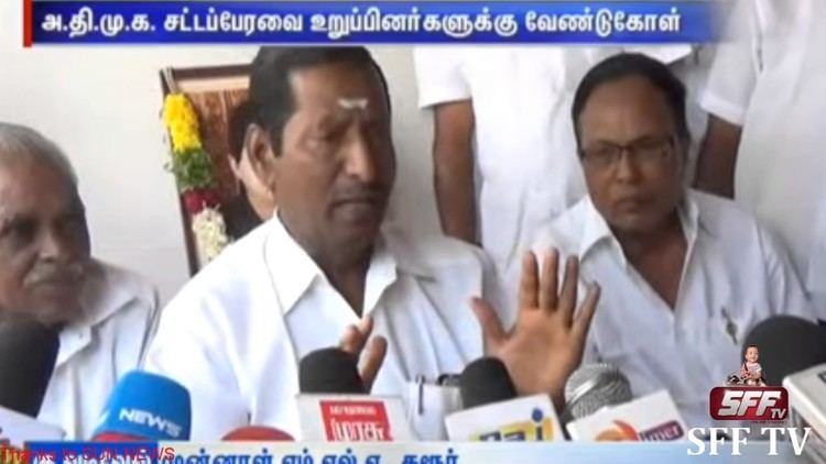 K. Vadivel ExMLA K Vadivel Asks Current MLAs to support as per your sole