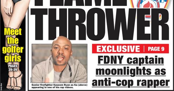 Ka (rapper) Moronic NY Post Reporter Discovers Rapper Ka is FDNY Captain Labels