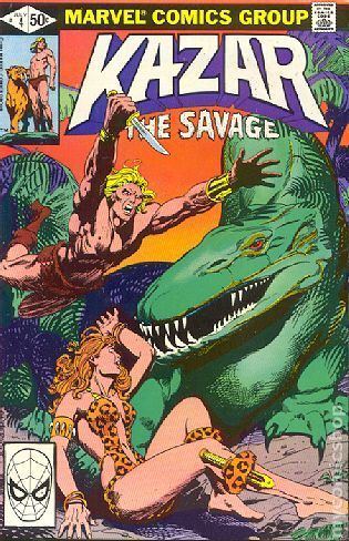 Ka-Zar (comics) KaZar the Savage 1981 comic books