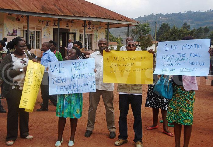 Kabale University Disgruntled Kabale University Workers Stage Demo