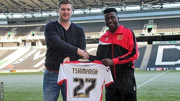 Kabongo Tshimanga BBC Sport Kabongo Tshimanga MK Dons striker signs