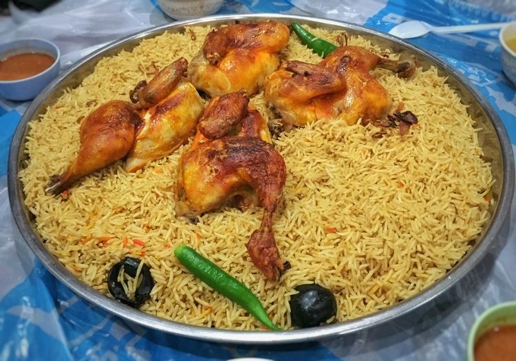 Kabsa Dammamiyah Kabsa at Madhina Restaurant Dammam Food with Shayne