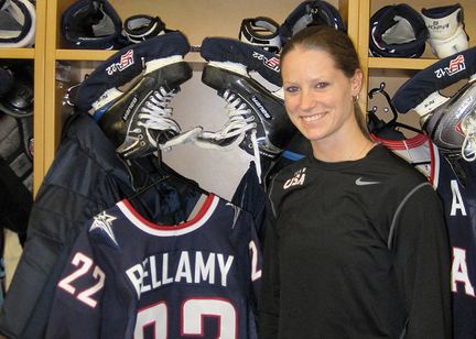 Kacey Bellamy Team USA Hockey Journal Competition gets tougher heading