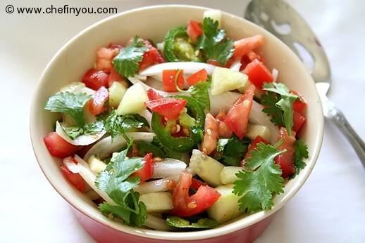 Kachumber Kachumber recipe Cucumber Tomato amp Onion salad Chef In You