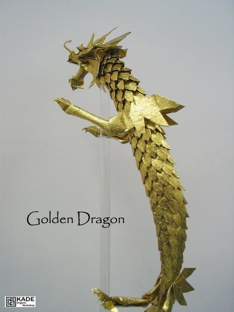 Kade Chan Kade Chan Origami Blog Golden Dragon