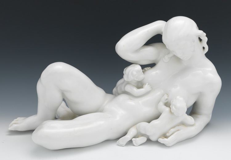Kai Nielsen (sculptor) Bing amp Grondahl White Porcelain Sculpture by Kai Nielsen