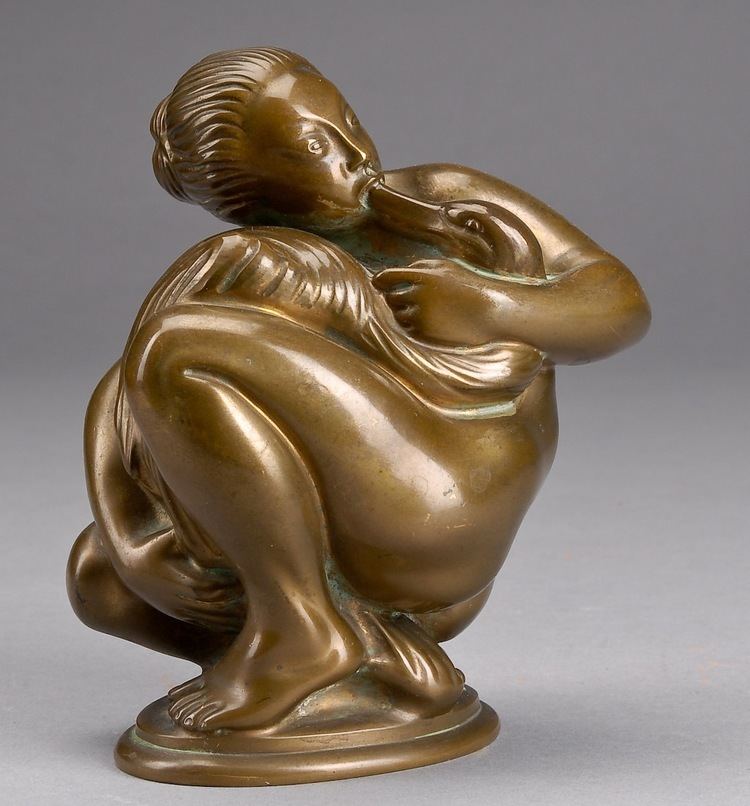 Kai Nielsen (sculptor) Ngne kvinder med bronzekulr Lauritzblog