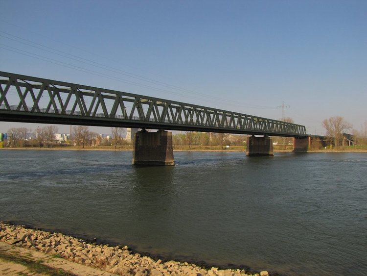Kaiserbrücke, Mainz Die Kaiserbrcke in Mainz die die beiden Landeshauptstdte
