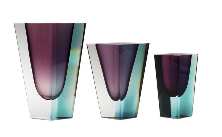 Kaj Franck Prisma Prism Vase by Kaj Franck Finnish Design Glass