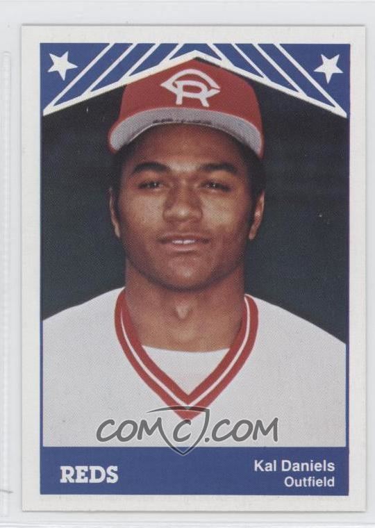 Kal Daniels 1983 TCMA Cedar Rapids Reds 22 Kal Daniels COMC Card