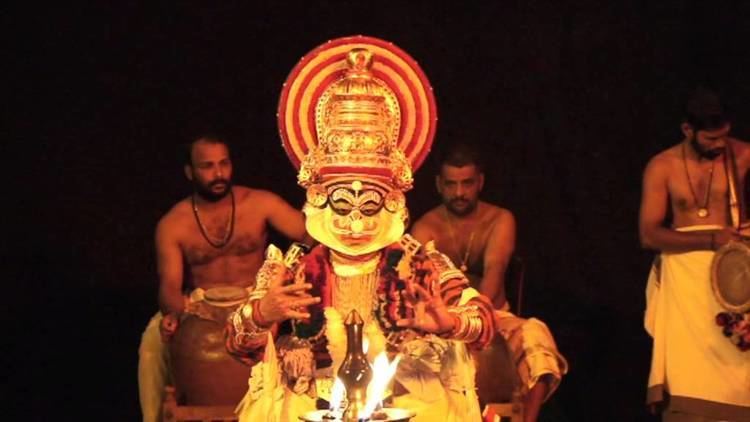 Kalamandalam Sivan Namboodiri Kalamandalam Sivan Namboodiri as Ravanan in Thoranayuddham