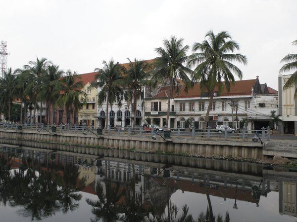 Kali Besar Colonial houses along Kali Besar canal Photo