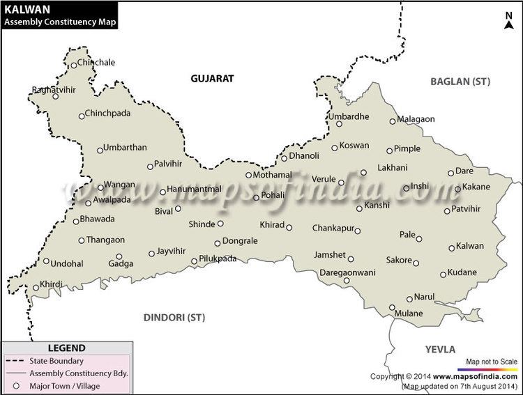 Kalwan Kalwan Assembly Vidhan Sabha Constituency Map and Election Results