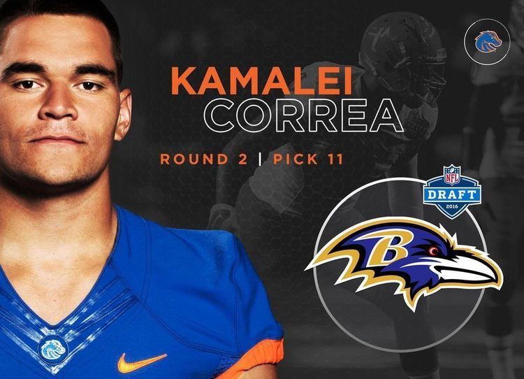 Kamalei Correa Kamalei Correa drafted by Baltimore Ravens with pick No 42 in