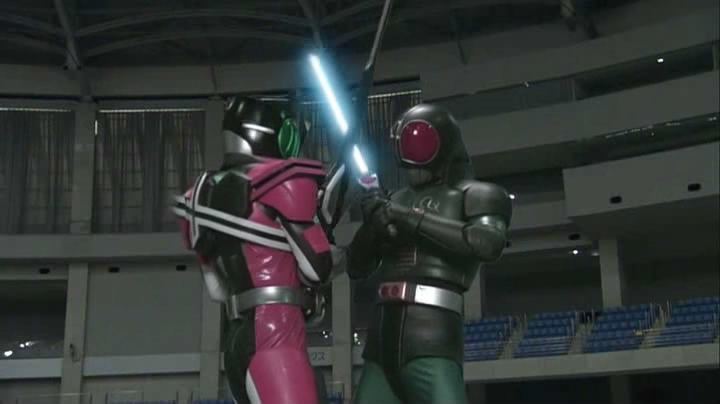 Kamen Rider Decade: All Riders vs. Dai-Shocker movie scenes After the clips of the world merging was seen Tsukasa seems to remember and orders Tsukikage to gather all the Riders 