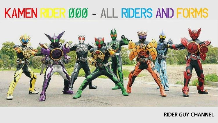 Kamen Rider OOO Kamen Rider OOO All Riders and Forms YouTube