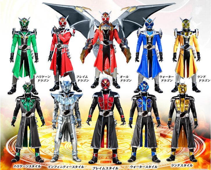 Kamen Rider Wizard All of the styles used by Haruto Souma AKA Kamen Rider Wizard