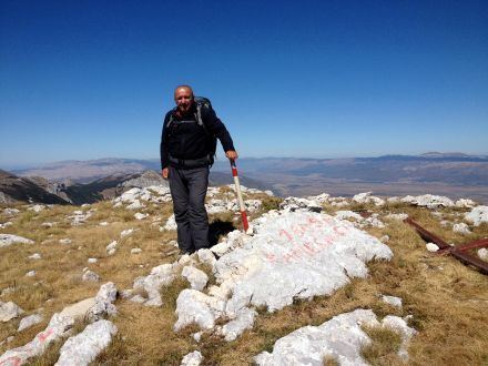 Kamešnica (mountain) Odredite KamenicaVrh Kamenica planinarenjehr