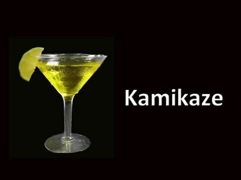 Kamikaze (cocktail) Kamikaze Cocktail Drink Recipe YouTube