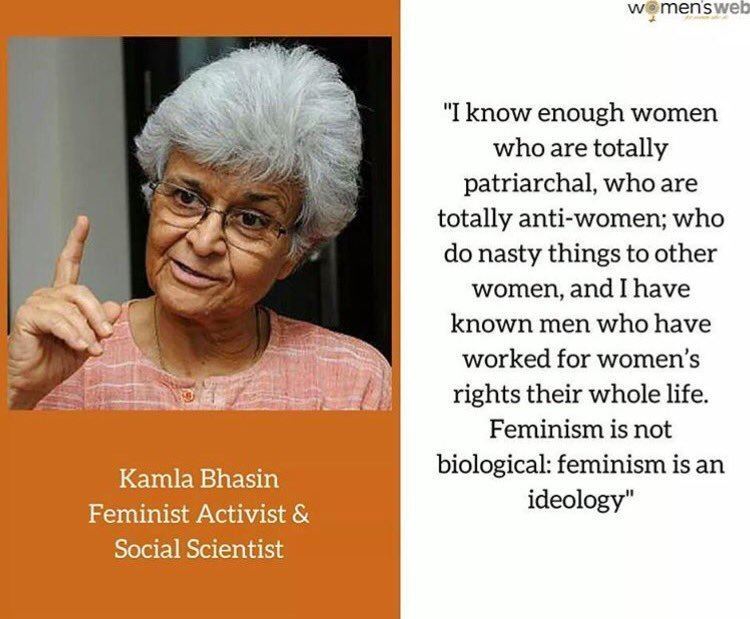 Kamla Bhasin Powerful quotes by Kamla Bhasin