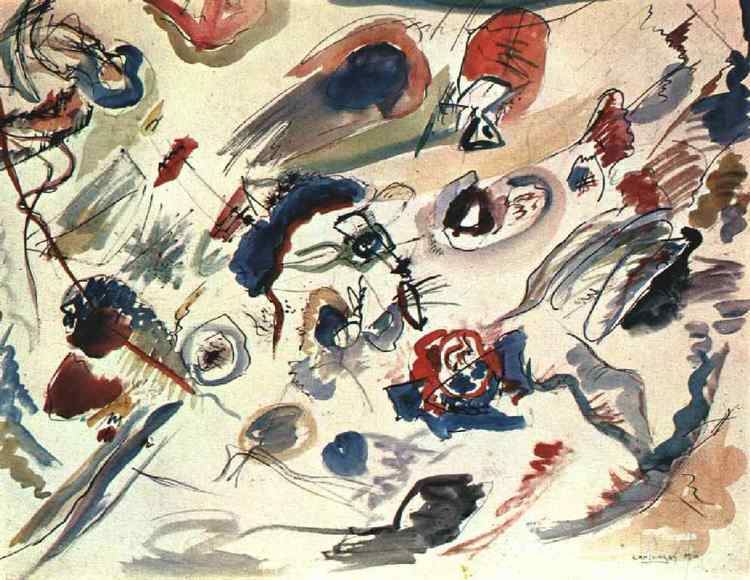 Kandinsky's first abstract watercolor httpsuploads0wikiartorgimageswassilykandin