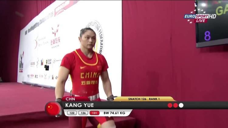 Kang Yue KANG Yue 3s 131 kg cat 75 World Weightlifting Championship 2013