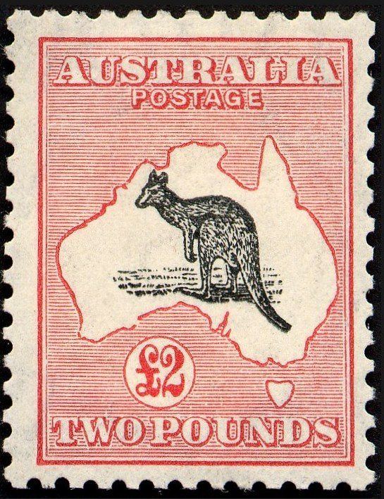 Kangaroo stamps of Australia
