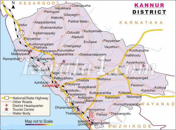 Kannur in the past, History of Kannur