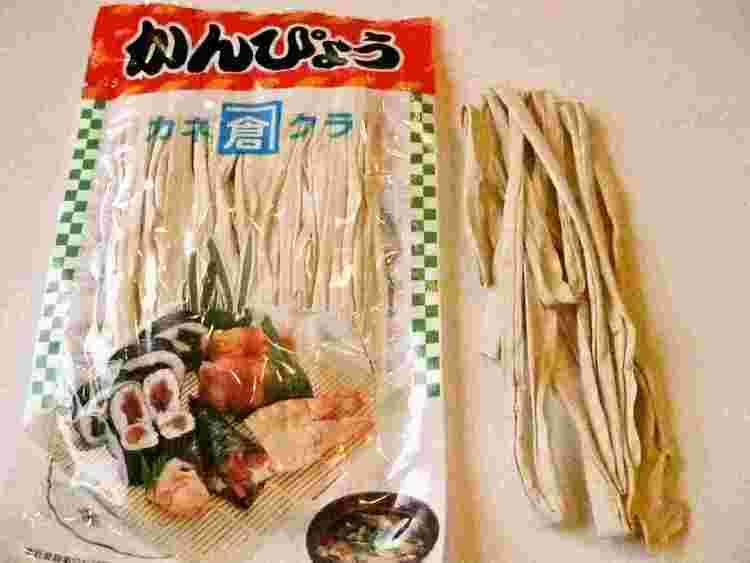 Kanpyō (food) Recipes for Tom Kanpyo dried gourd strips