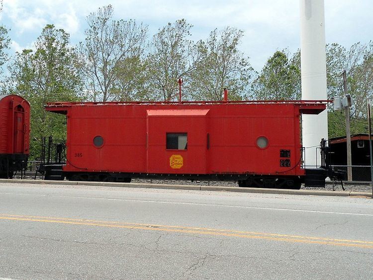 Kansas City Southern Railway Locomotive No. 73D and Caboose No. 385 ...