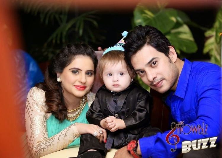 Kanwar Arsalan Fatima effendi amp Kanwar Arsalan Celebrating 1st Birthday