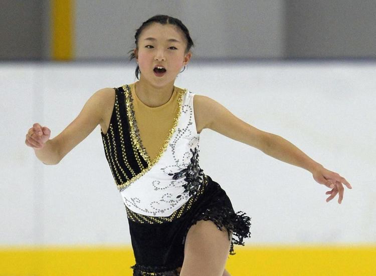 Kaori Sakamoto Sakamoto dazzles during short program at Yokohama Junior Grand Prix